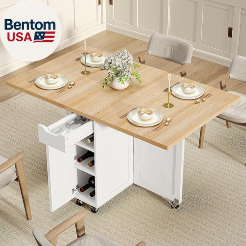 Folding dining table for - 52.7",