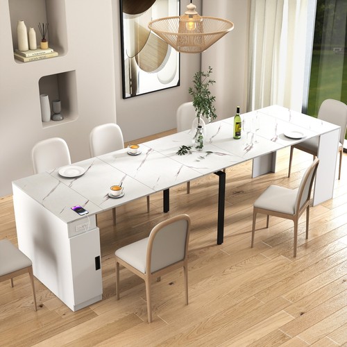Expandable dining table - expandable,