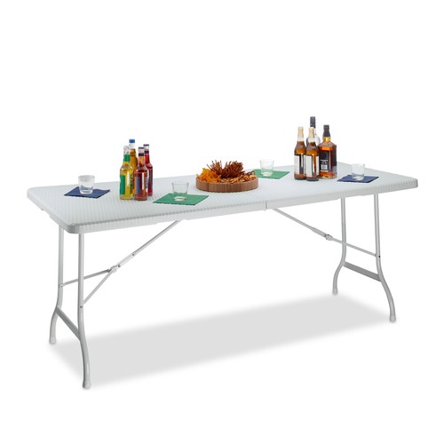 Folding garden table