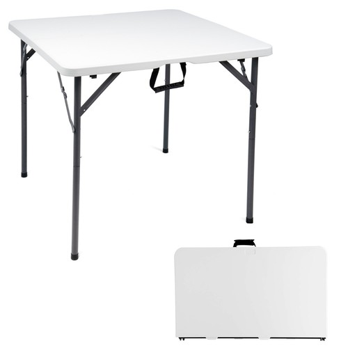 3ft square white folding - square,