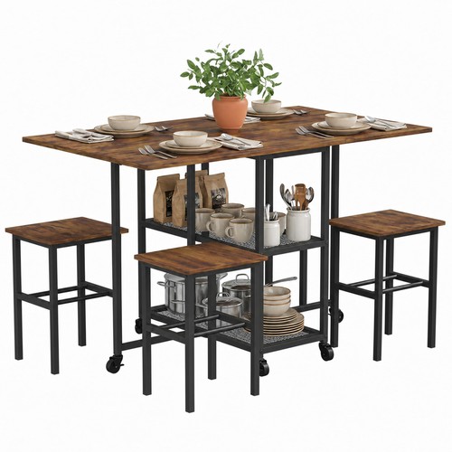 Folding dining table - folding, and