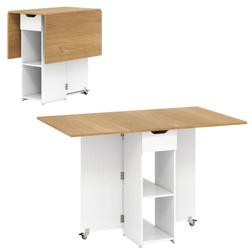Folding dining table open - dining, w/2