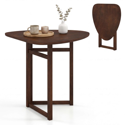 Foldable dining table rubber - table, w/rubber