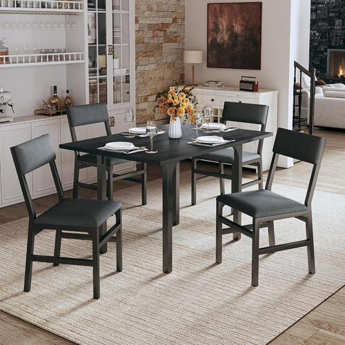 Extendable dining table set - extendable, 4