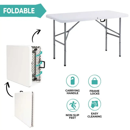 Portable 4ft folding dining - portable,