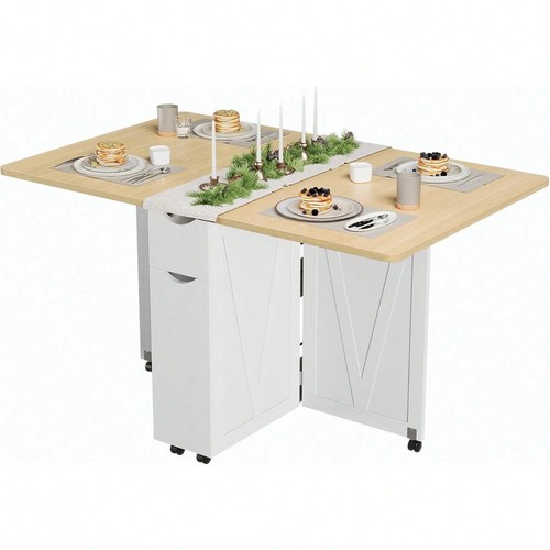 Folding dining table with - dining,