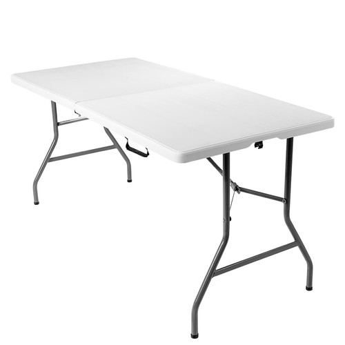 White folding dining - folding, table