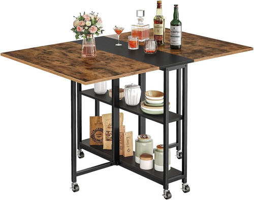 Folding dining table movable - folding,