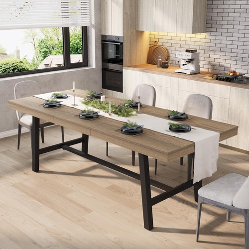 Extendable dining table - dining, 63-83"