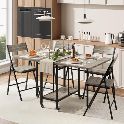 Folding dining table set for - folding,