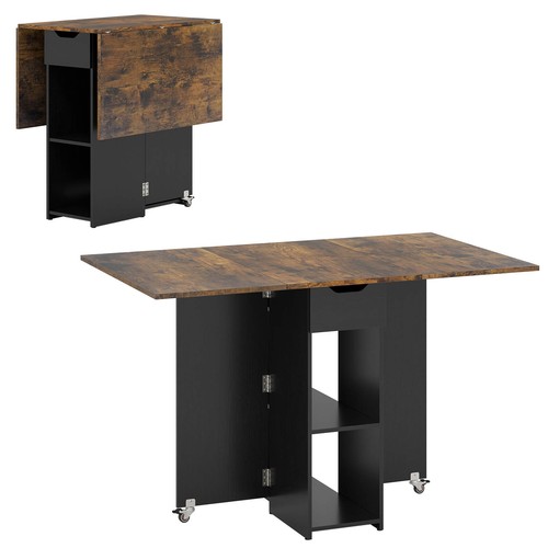 Folding dining table open - table,