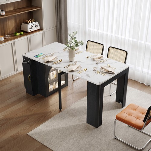 Extendable dining table - extendable, 3